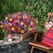 12 Bundles Artificial Outdoor Daisy Flowers with Eucalyptus Leaves, UV Resistant Faux Silk Plants for Porch, Patio, Garden, Window Box, Lawn and Home Spring Summer Decor